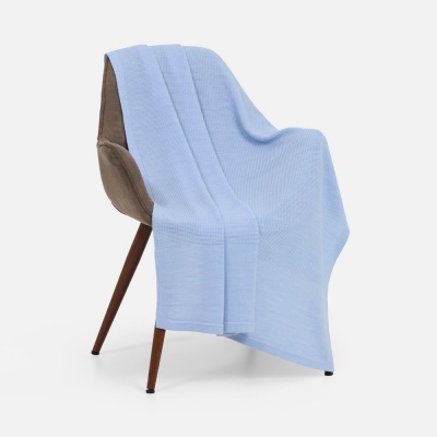 PS1710255296 Intarsio. Плед Aviator, голубой