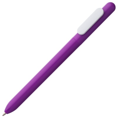 PS2003712 Open. Ручка шариковая Slider, фиолетовая с белым