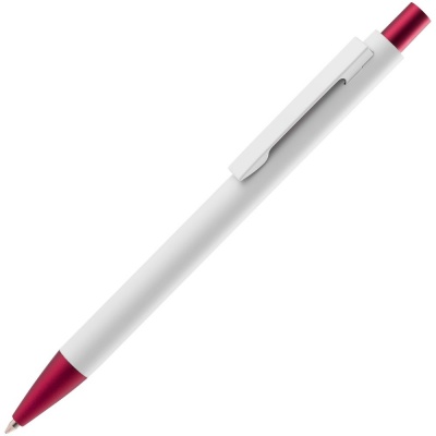PS2203154445 Open. Ручка шариковая Chromatic White, белая с красным