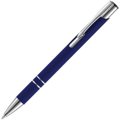 PS2408261475 Open. Ручка шариковая Keskus Soft Touch, темно-синяя