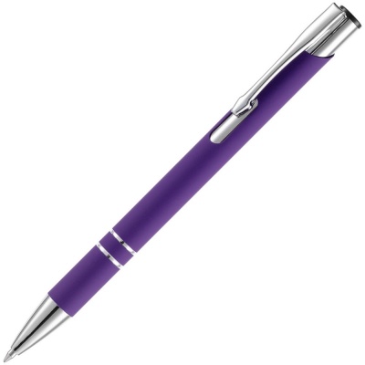 PS2408261485 Open. Ручка шариковая Keskus Soft Touch, фиолетовая