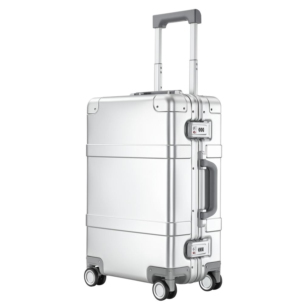 PS2408233841 Ninetygo. Чемодан Metal Luggage, серебристый
