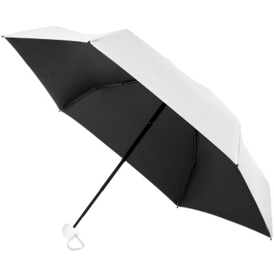 PS2203157801 Molti. Складной зонт Cameo, механический, белый с белой ручкой