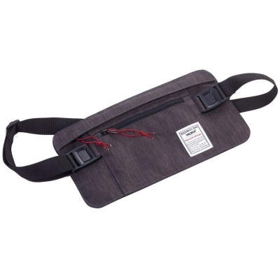 PS2203158758 Troika. Поясная сумка Business Belt Bag с RFID-защитой, серая