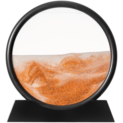 PS1710251583 Molti. Песочная картина-антистресс Pleasantville, черная с оранжевым