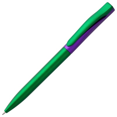 PS171031404 Open. Ручка шариковая Pin Fashion, зелено-фиолетовый металлик