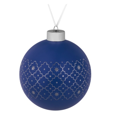 PS171031966 Елочный шар Chain, 10 см, синий