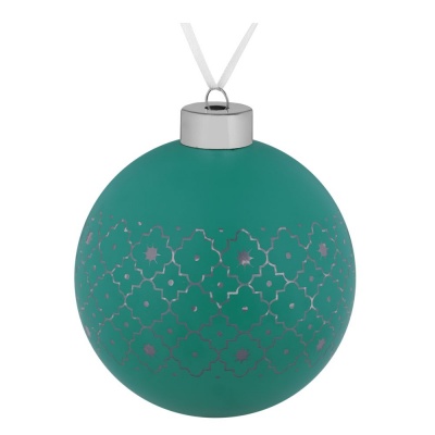PS171031968 Елочный шар Chain, 10 см, зеленый