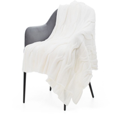 PS1710251466 Very Marque. Плед Snefald, белый