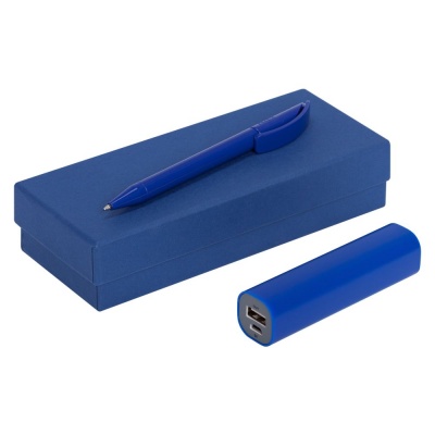 PS171031693 Набор Couple: аккумулятор и ручка, синий