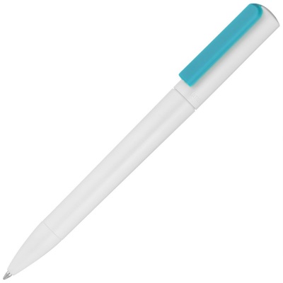 PS2006857 Ritter-Pen. Ручка шариковая Split White Neon, белая с голубым