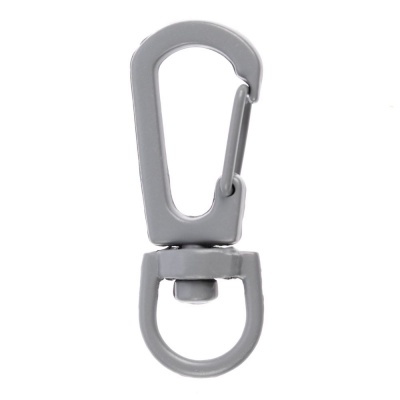 PS240826716 Застежка-карабин Snap Hook, S, серая