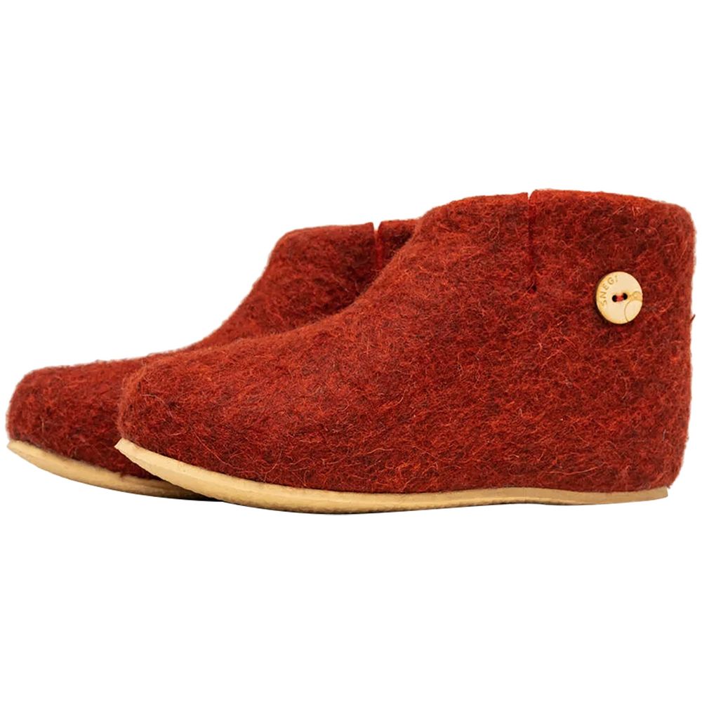 PS1710252628 Snegi. Домашние валенки Wild, красно-коричневые (терракот)