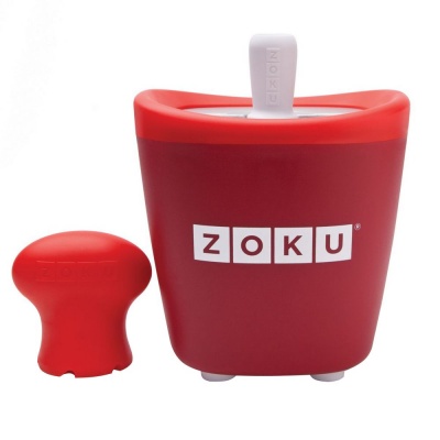 PS2102088815 Zoku. Набор для приготовления мороженого Single Quick Pop Maker, красный