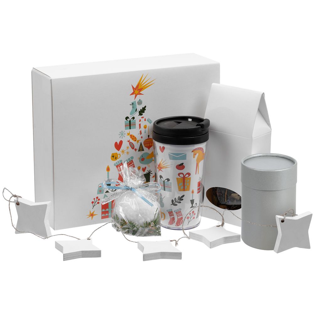 PS2408234141 сделано в России. Набор Mug Snug с чаем, серебристый