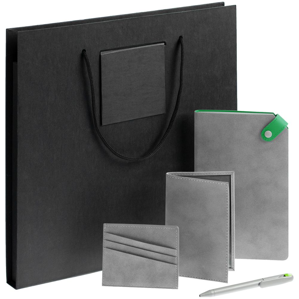 PS2408239158 Набор Nubuk Grey, серый с зеленым