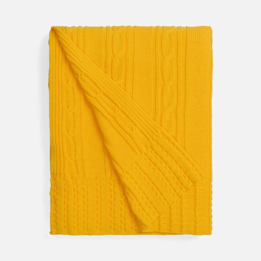 PS1710254826 teplo. Плед Remitti, желтый