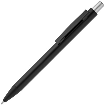 PS2010927 Open. Ручка шариковая Chromatic, черная с серебристым