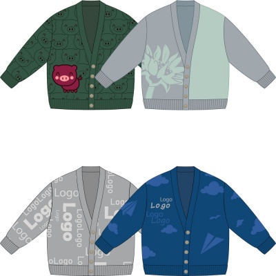 PS2408261685 сделано в России. Кардиган Cozy Knit на заказ, акрил