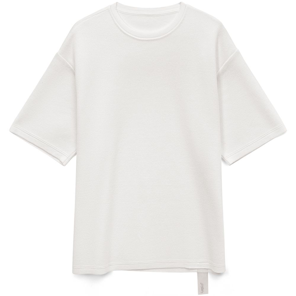 PS1710251895 teplo Siluetti. Джемпер с коротким рукавом Siluetti Volumica, молочно-белый