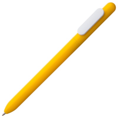 PS2003713 Open. Ручка шариковая Slider, желтая с белым