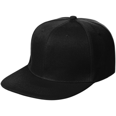 PS2408234215 Molti. Бейсболка Snapback с прямым козырьком, черная