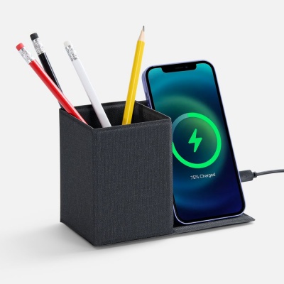 PS1710251161 Складной органайзер с беспроводной зарядкой Midstream ver.2, серый