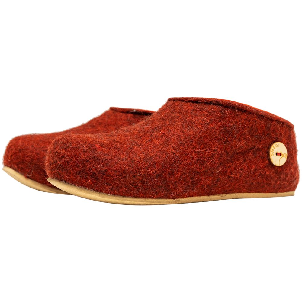 PS1710252404 Snegi. Домашние валенки Cant, красно-коричневые (терракот)