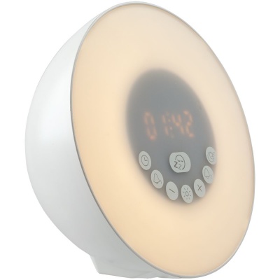 PS2408261099 Indivo. Лампа-колонка со световым будильником dreamTime, ver.2, белая