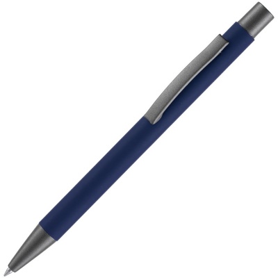 PS2408261493 Open. Ручка шариковая Atento Soft Touch, темно-синяя
