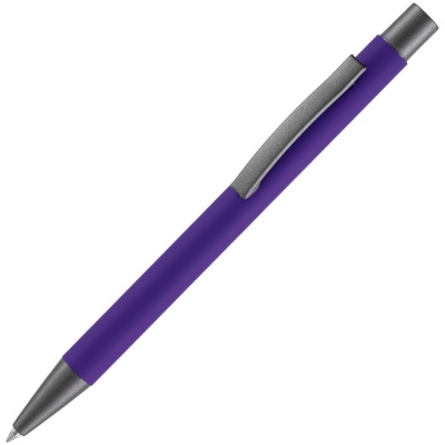 PS2408261503 Open. Ручка шариковая Atento Soft Touch, фиолетовая