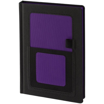 PS2408238663 Контекст. Ежедневник Mobile, недатированный, черно-фиолетовый