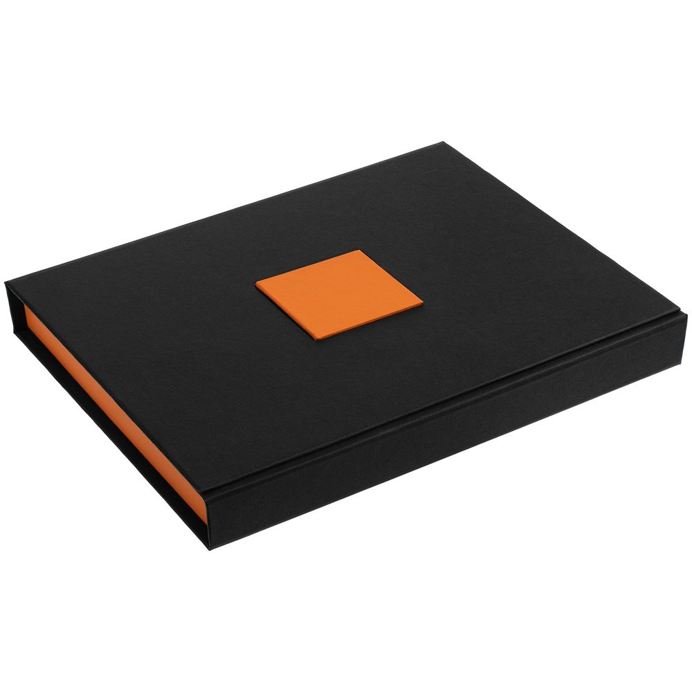 PS240823166 Коробка под набор Plus, черная с оранжевым