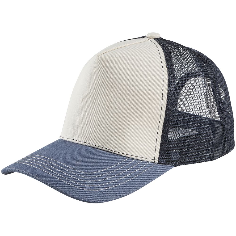 PS1710254172 Sol&#39;s. Бейсболка Blink, молочно-белая с синим (деним)