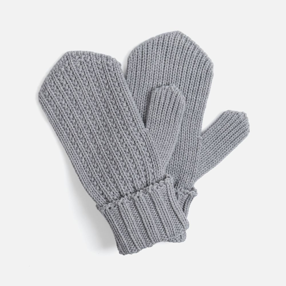 PS1710254484 teplo Nordkyn. Варежки Nordkyn, светло-серый меланж