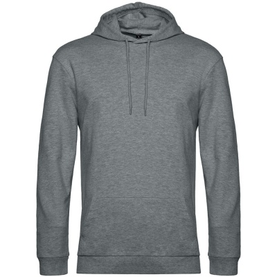 PS2102084323 BNC. Толстовка с капюшоном унисекс Hoodie, темно-серый меланж