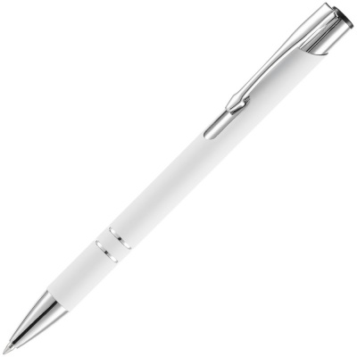 PS2408261481 Open. Ручка шариковая Keskus Soft Touch, белая