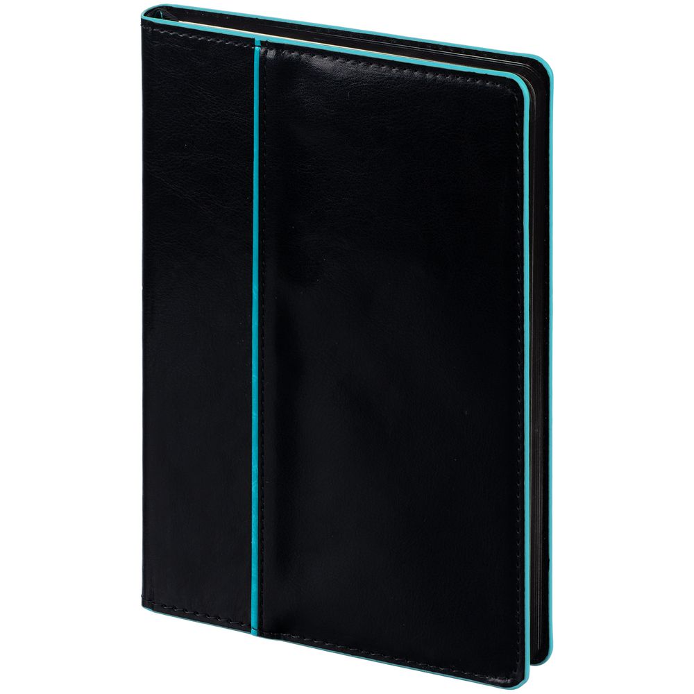 PS1710251277 Escalada. Ежедневник Alanis, недатированный, черный с голубым