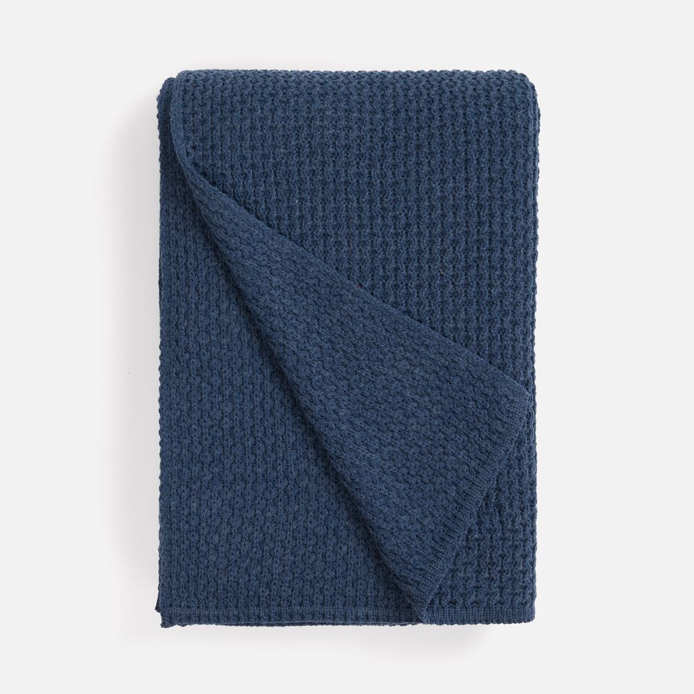 PS1710255082 teplo. Плед Serenita, синий (джинс)