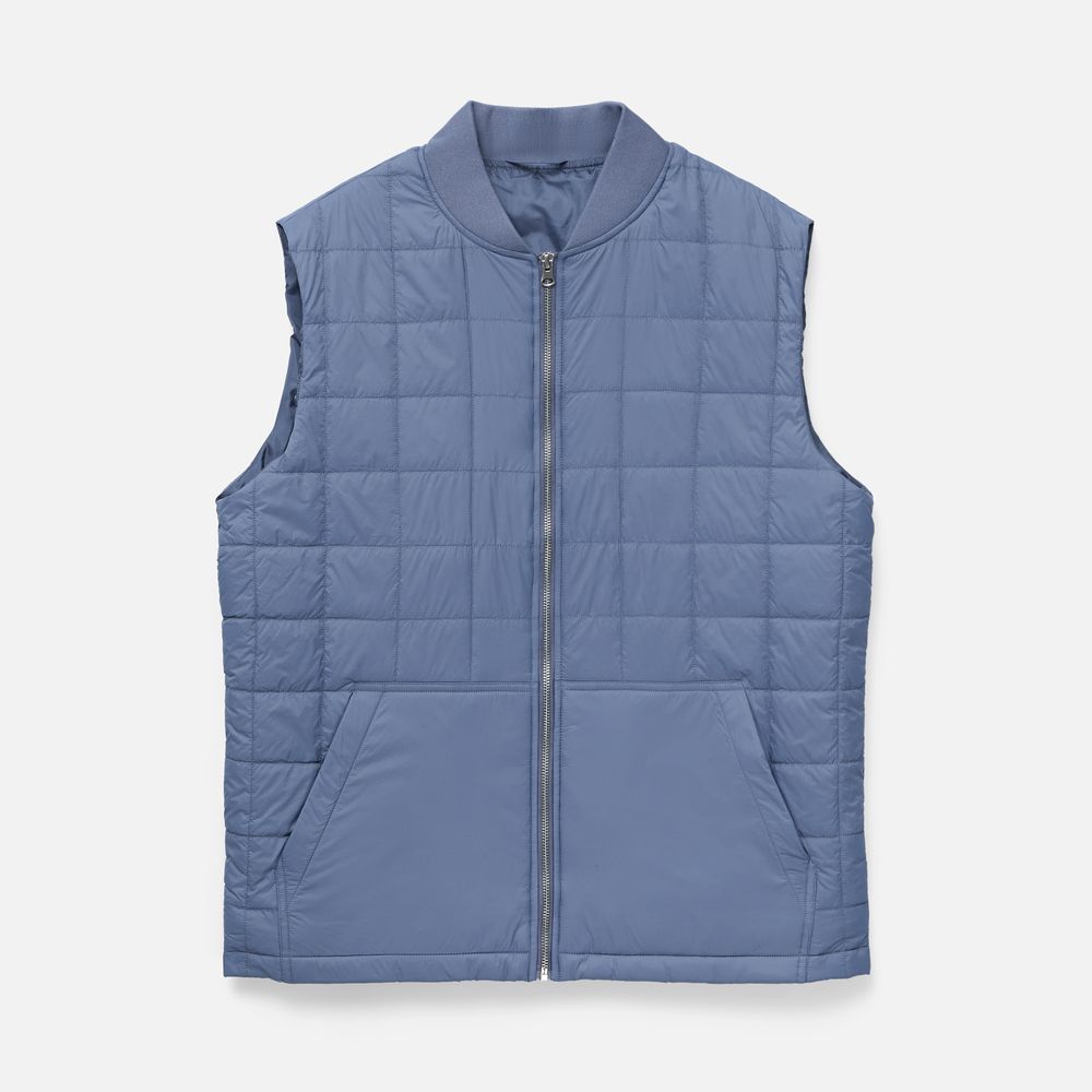 PS1710253213 Molti. Жилет унисекс Warmbridge, синий (джинс)