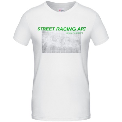 PS2015588 CoolColor. Футболка Street Racing Art, белая