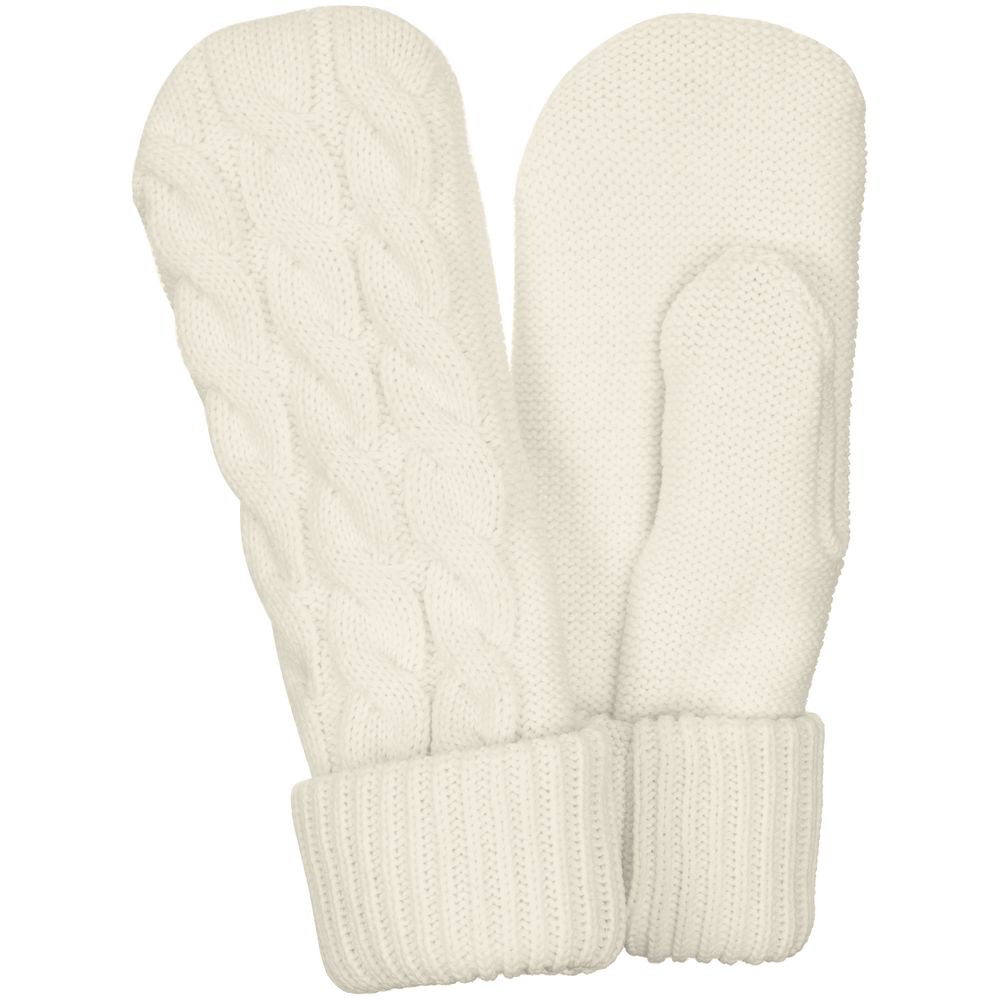 PS1710254243 teplo. Варежки Heat Trick, белые (молочные)
