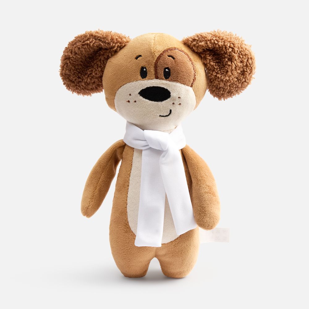 PS1710254906 Мягкая игрушка Beastie Toys, собачка с белым шарфом