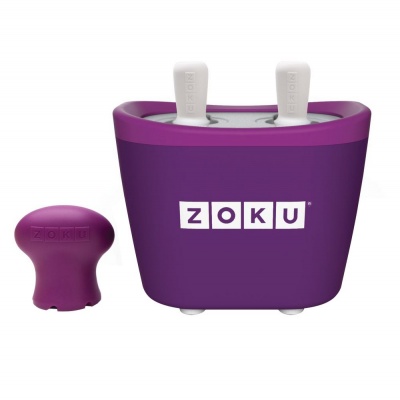 PS2102088812 Zoku. Набор для приготовления мороженого Duo Quick Pop Maker, фиолетовый