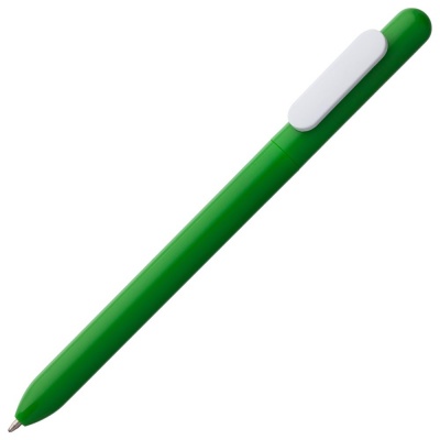 PS2003714 Open. Ручка шариковая Slider, зеленая с белым