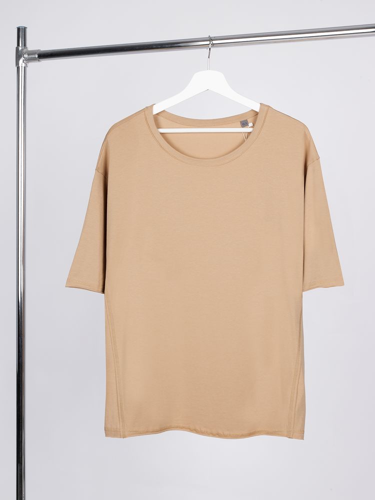 PS171025759 Manevr Vozduh. Футболка оверсайз унисекс Vozduh, бежевая