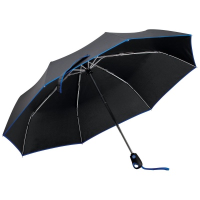 PS2203155923 Складной зонт Drizzle, черный с синим