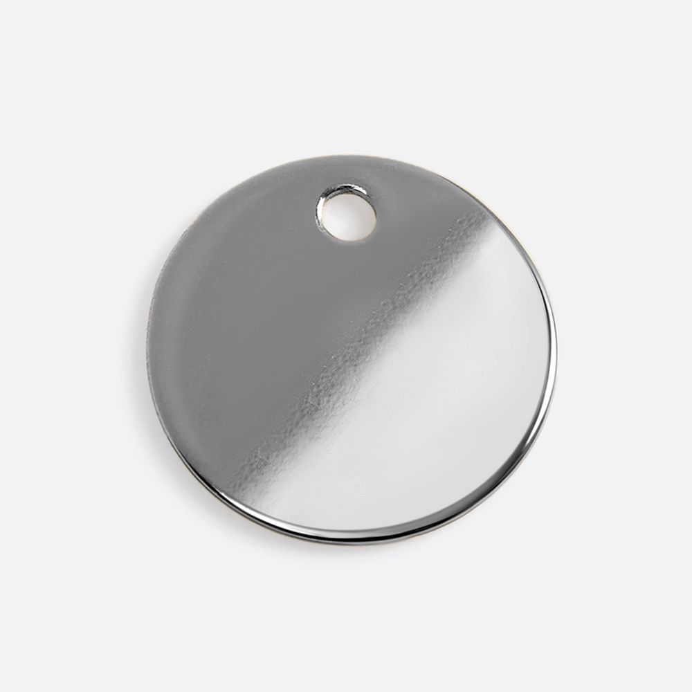 PS1710251111 Шильдик металлический Alfa Sirkel, серебристый глянцевый