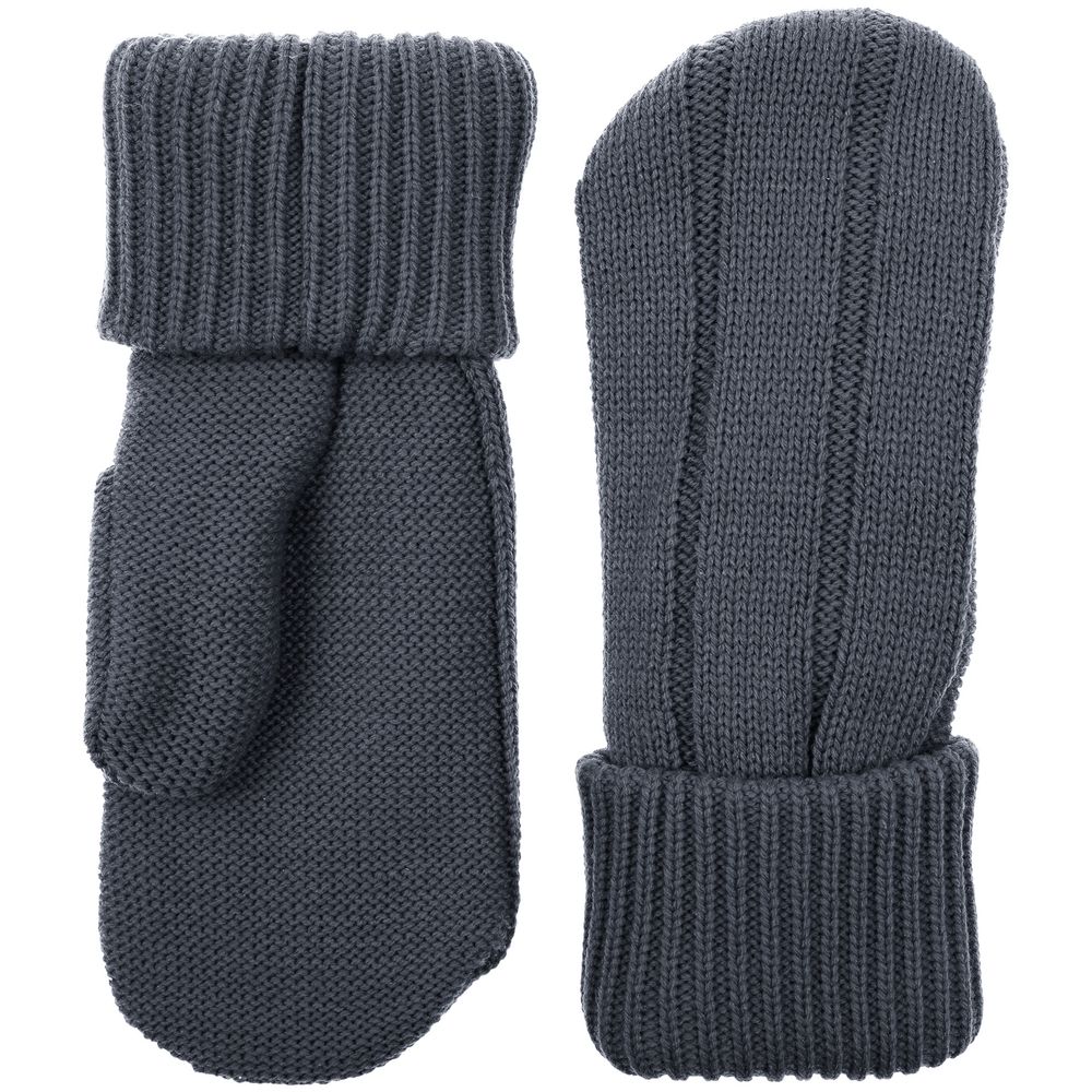 PS1710251561 teplo. Варежки Knit Beat, серые (графит)