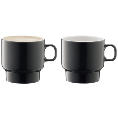 PS2102089933 LSA International. Набор чашек для кофе Utility, серый